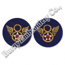 German World War II Hands Embroidered Badges